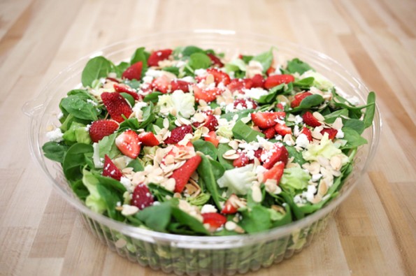 Strawberry Spinach Bib Salad